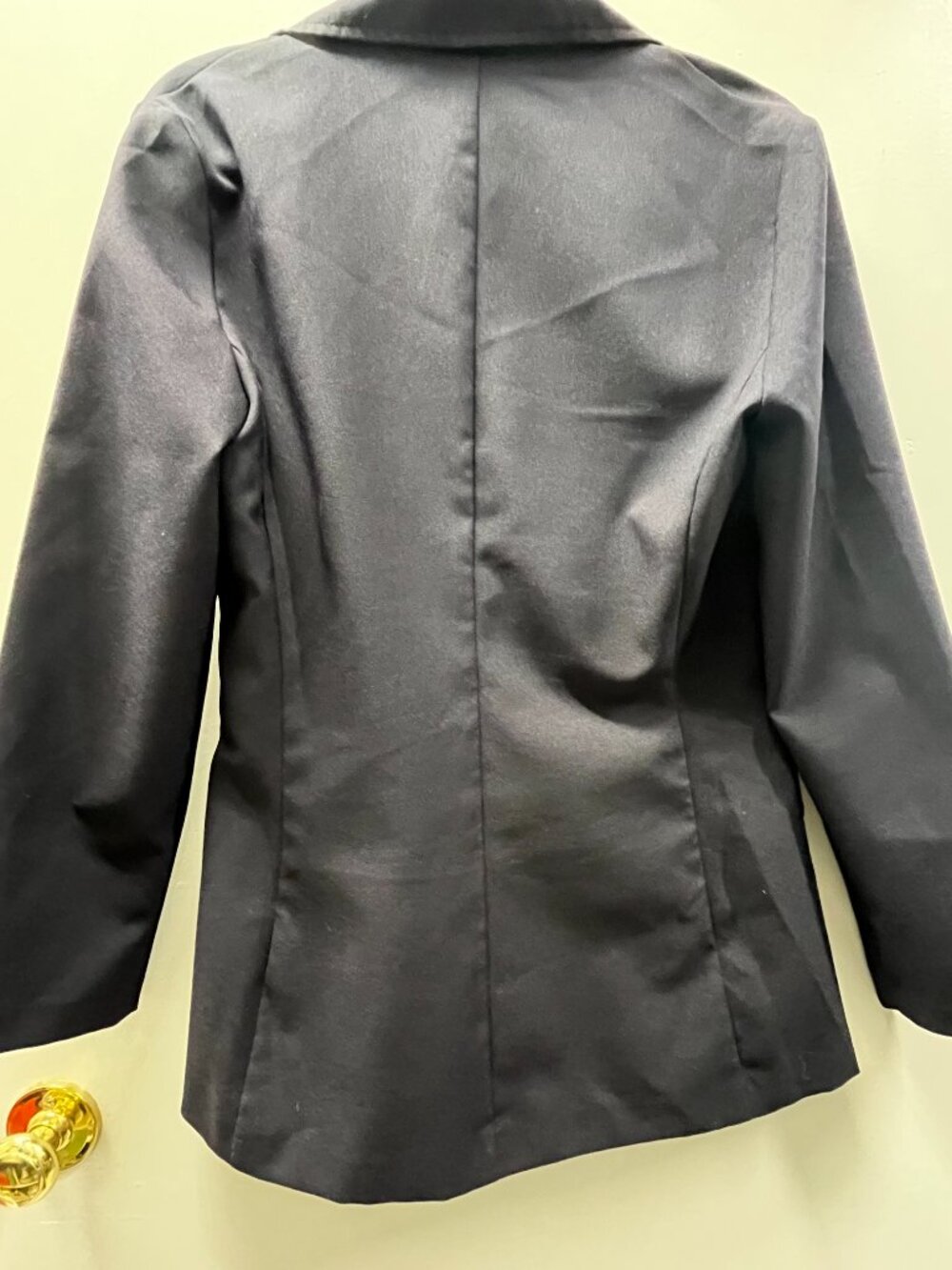 Handmade black button down blazer - Picture 2 of 5